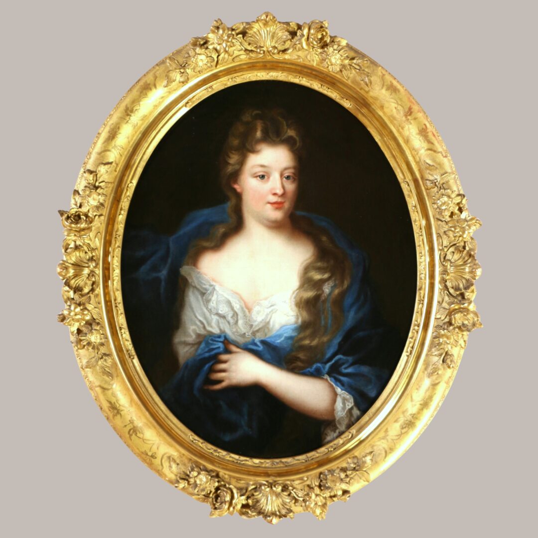 Pierre Mignard (1612-1695) et atelier. Portrait d’une dame de qualité vers 1680.