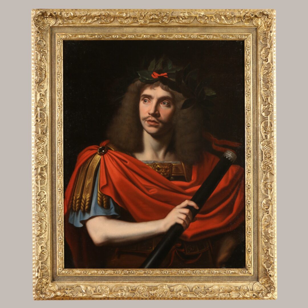 Pierre Mignard (1612-1695) et atelier. Molière en costume de César vers 1690/1700.