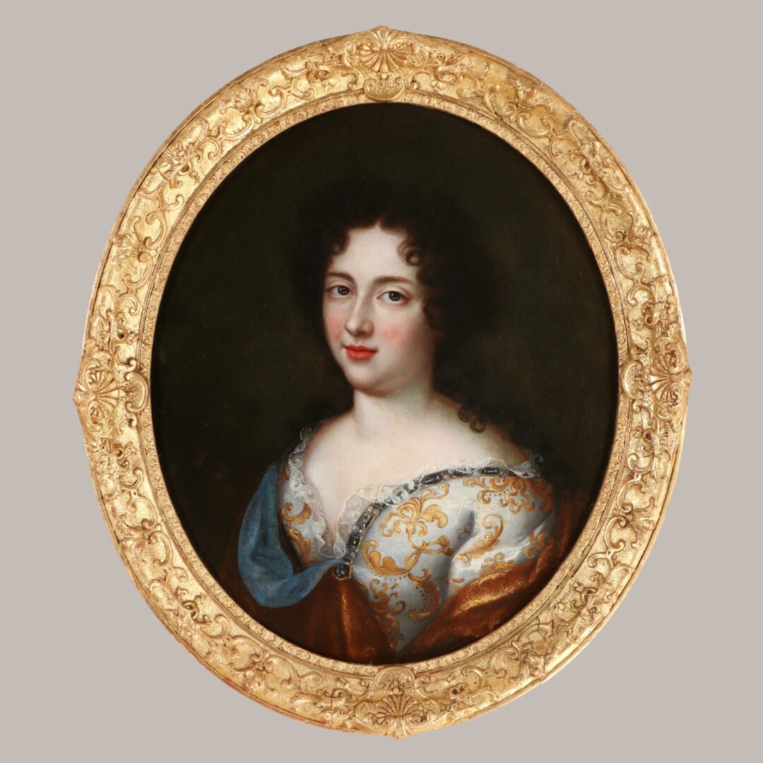 Pierre Mignard (1612-1695) et atelier. Portrait de Mlle de Nantes vers 1690, fille légitimée de Louis XIV.
