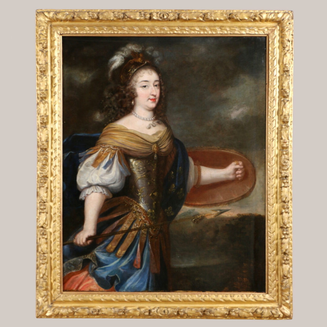Anne-Marie-Louise d’Orléans, dite « la Grande Mademoiselle » portrait attribué aux Beaubrun vers 1660.