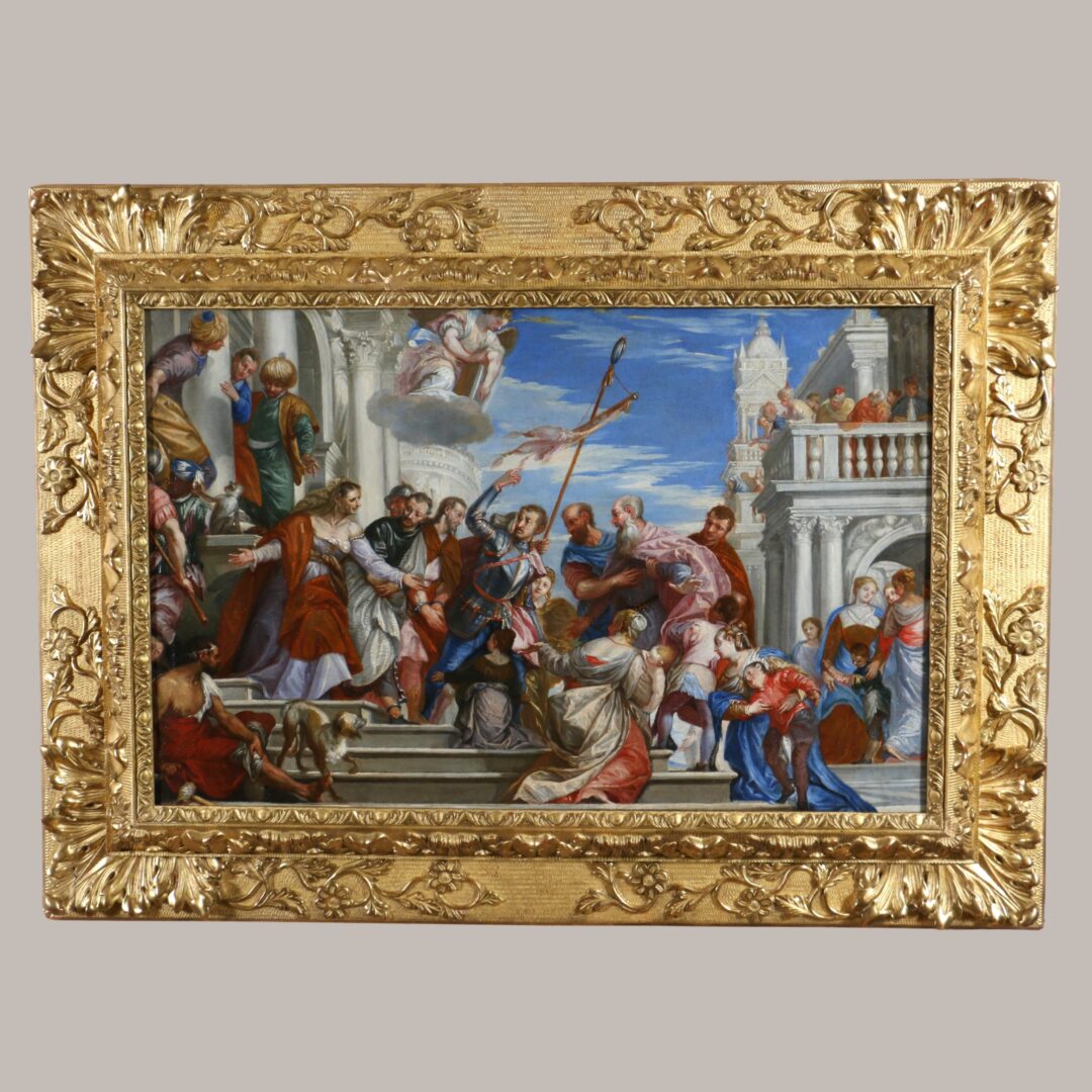 Venise, vers 1710–1720, Marc et Marcellin conduits au martyre d’après Véronèse.